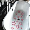 10pcs Star-Shaped Bathtub Sticker Waterproof Anti-Slip Floor Stair Tape Strips Swing Pool Floor Anti-skid Pad Stickers