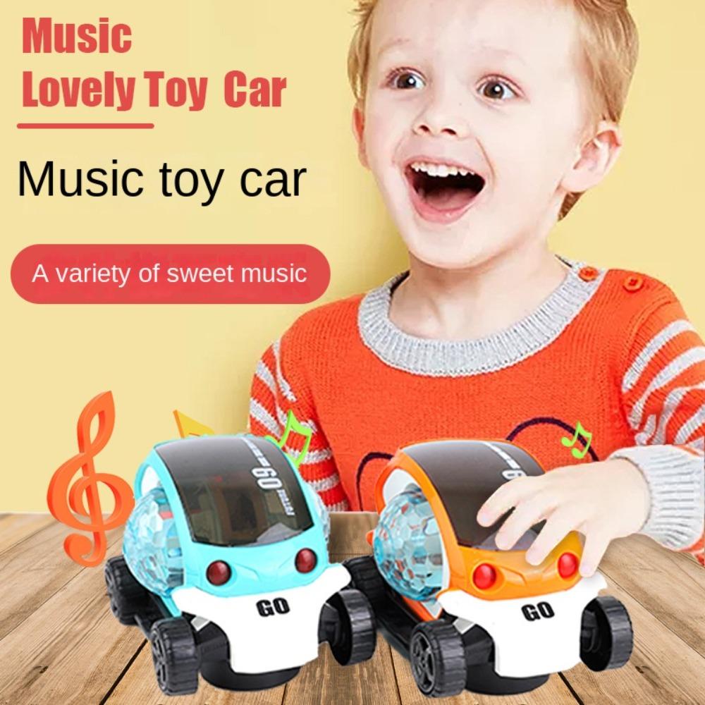 

Space Capsule Car Cartoon Electric Toy Car Durable 3D Music&Light Toy Car Child Gift