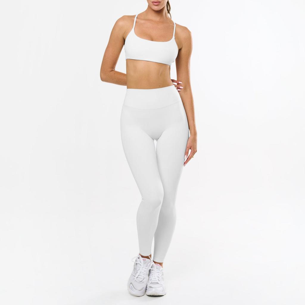 Beautiful back sports underwear, yoga set, women's fitness trousers, a set of Pilates quick-drying yoga clothes, two-piece set