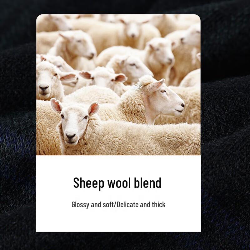 TRiES Men's Classic Wool Blend Overcoat