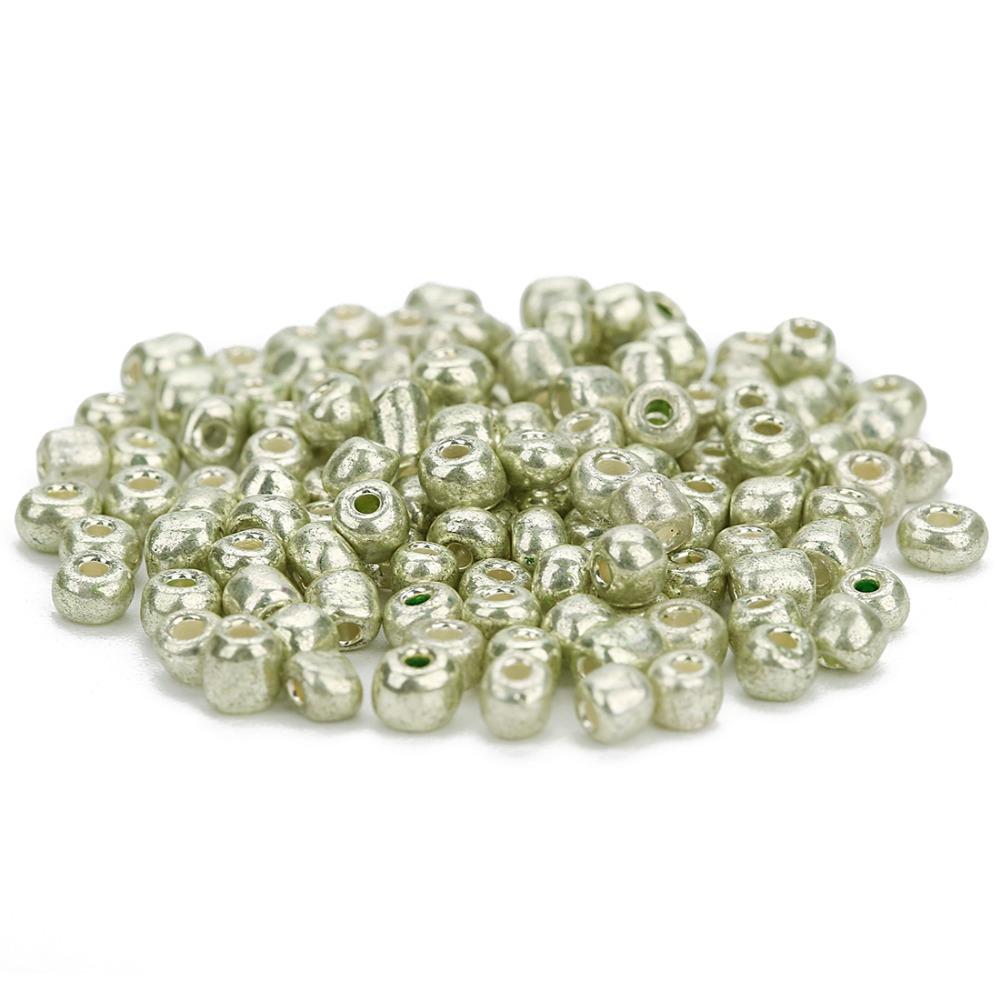 500 pièces/lot 3,8 mm Perles en Verre Vrac Rondes Couleur Dorée Perles d'Écartement pour Bracelets Colliers DIY Bijoux Femme Fournitures