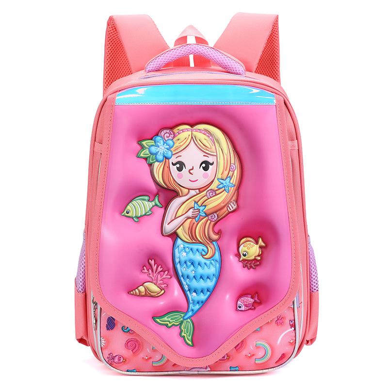Zaino Cartone Animato 3D per Bambini Ragazzi Ragazze Studenti Scuola Elementare Carino Leggero Anti-Gravità Guscio Duro Borsa per Libri Grande Capacità Durevole