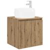 Bathroom Cabinet Set 4 pcs Artisan Oak Wood Based Material