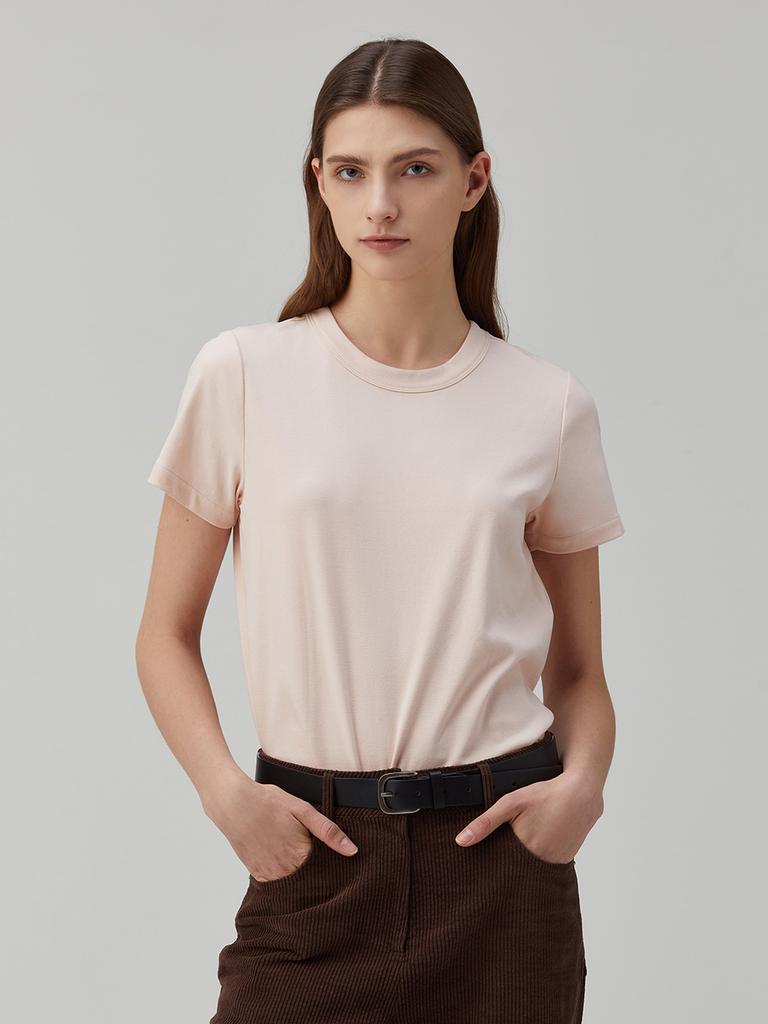 YJACK W_Warm Touch Classic & Basic Fit Short Sleeve T-Shirt (200Gsm) Ljt1857 (B Type)