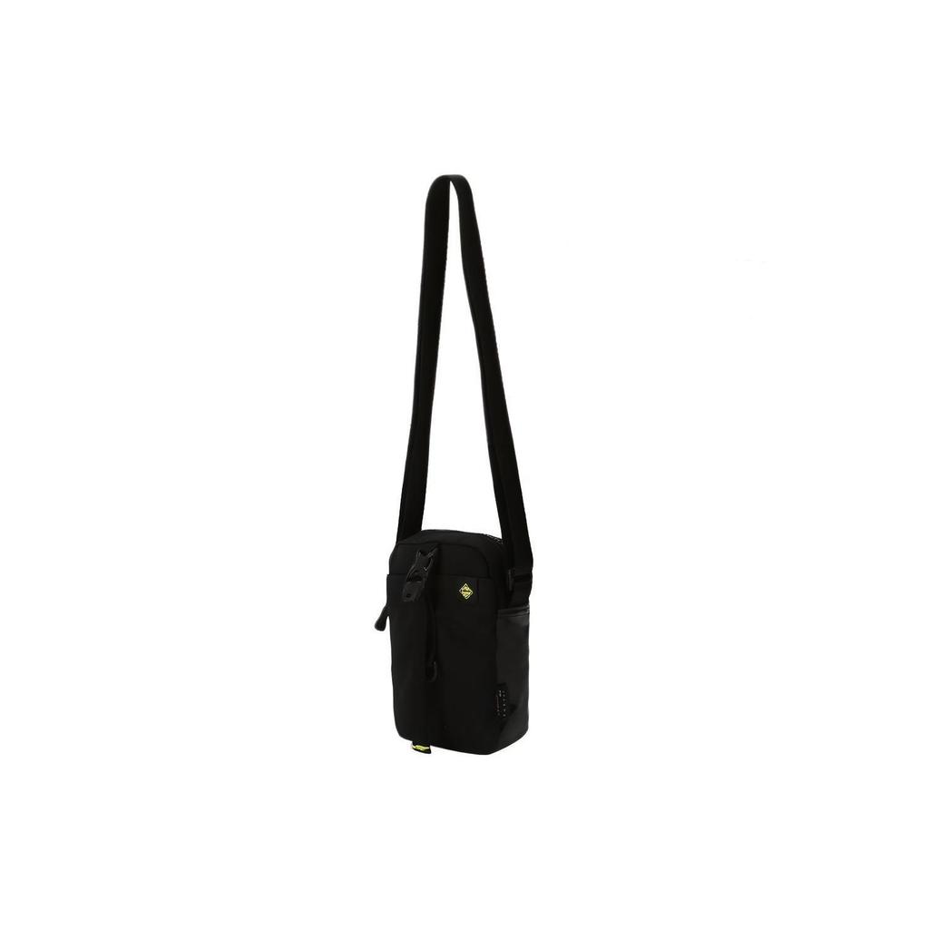Converse Solid Color College Style Nylon And Polyester Small Square Shoulder Bag Crossbody Bag Unisex bags Black 10020230-A01
