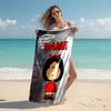 Personalized customized proof beach towel with Mafalda pattern - soft, absorbent,quick-drying,perfect swimming,camping&bathing