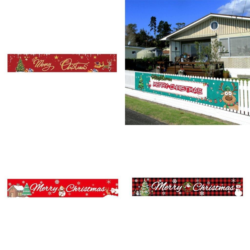 Steaguri Vibrante de Crăciun Pentru Decorațiuni Festive Bannere din Poliester în Formă Pătrată