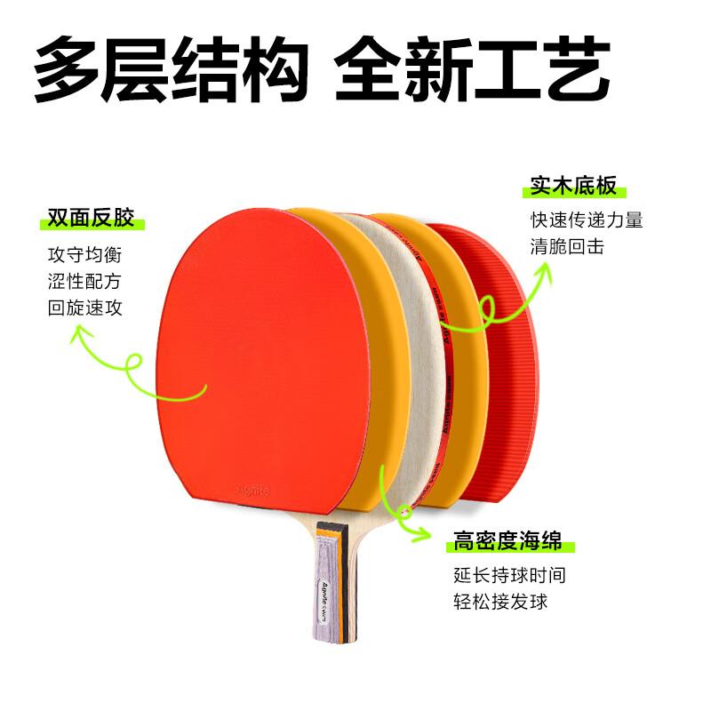 Deli Anginet Series Table Tennis Racket Set