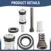 9/16" Bore Front Brake Master Cylinder Rebuild Kit For Harley 1996-2017 Touring Electra Glide Road Glide Road King Street Glide Dyna Softail