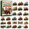 Transportation Advent Calendar With Acrylic Material For Holiday Gift And Kids Play