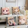M-Marin Kitagawa Anime Cushion Cover For Pillow Printing Sofa Decoration Home Car Room Coffee Shop Office Nordic Simplicity