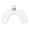 Nail Hand Rest Breathable High Resilience Ergonomic Water Proof U Shaped Manicure Arm Rest for Nail Salon White