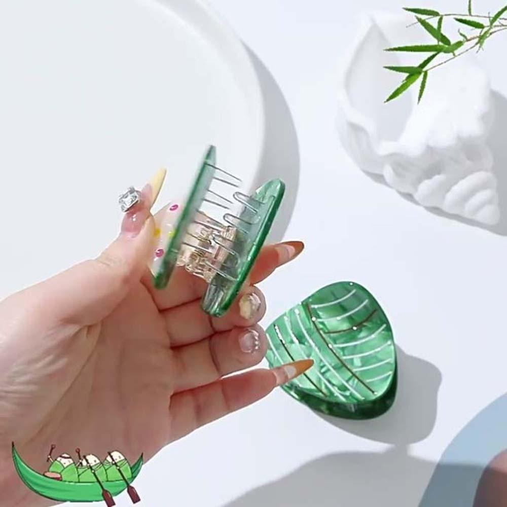 Waterproof Acetic Acid Hair Claw High-Quality Rice Dumpling Hairgrips Ponytail Holder
