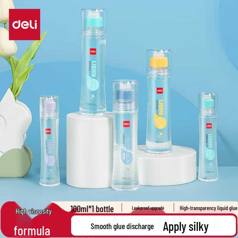 Deli JS107 Leak-Proof Liquid Glue (12-Pack)