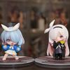 2 Kinds Blue Archive Anime Figurine Arona Prana Game Character Q Version Cartoon Collectible Model Face Changing Toys Gifts