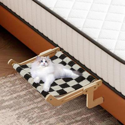 Bedside Cat Bed Hanging Lounge Window Seat Basking Platform for Kittty