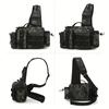 Outdoor Fishing Backpack, Shoulder Crossbody Fishing Tackle Bag, Adjustable Belt Design, Suitable for Fishing, Hiking, Camping