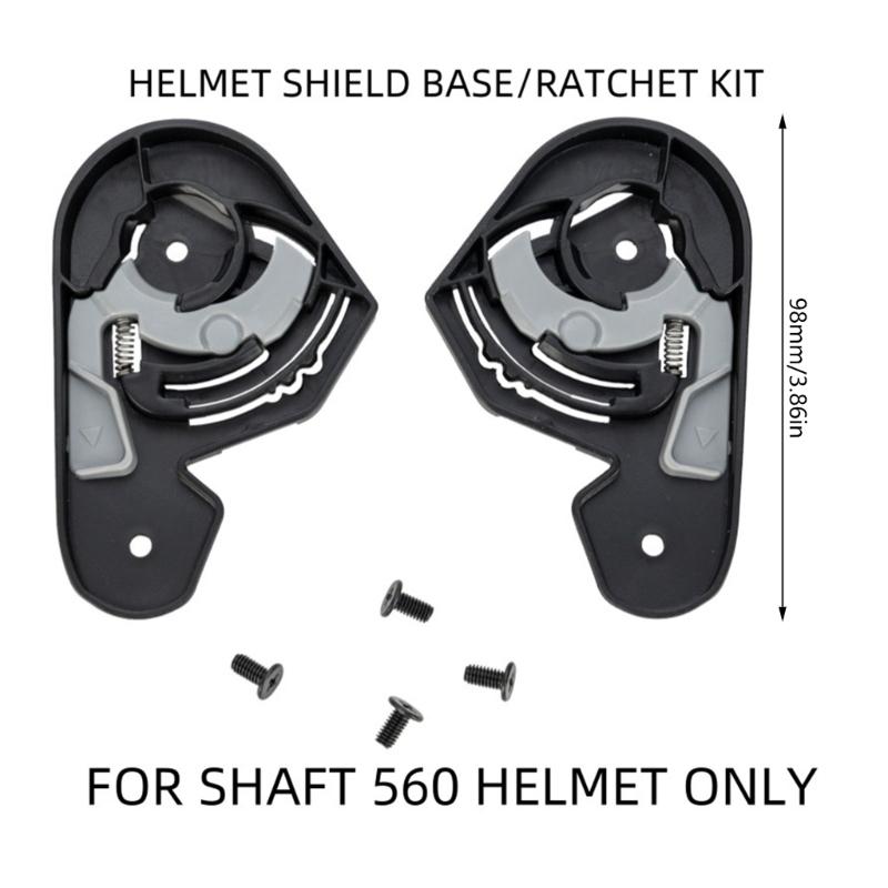 Easy Installation Full Face Helmets Bottom Base Mount Support Secure Attachment for SHAFT 560 Improve Motorcycle Safety