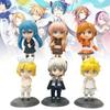 Entzückendes Pvc Anime Sänger Figuren Set Perfekt für Sammler Niedliche Cartoon Spielzeuge