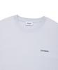 COVERNAT Small Authentic Logo T-Shirt Light Blue