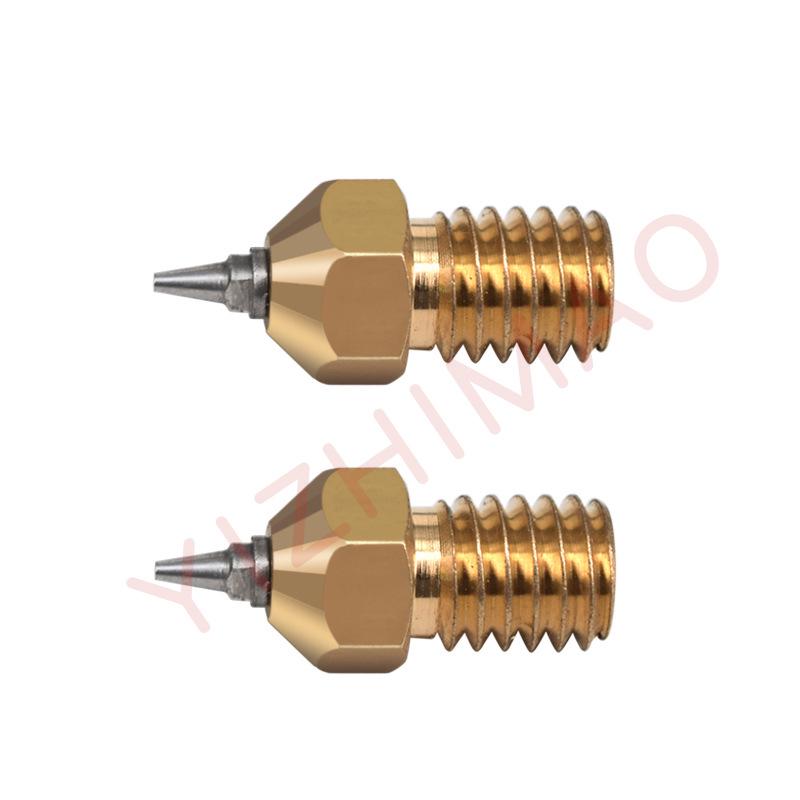 E3D MK8 Brass Fine Tip Nozzle for 1.75mm Filament, M6 Thread 3D Printer Part