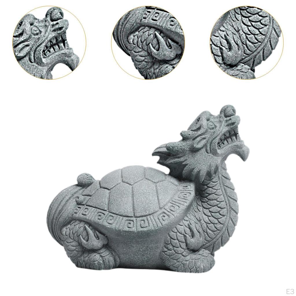 Dragon Turtle Tea Pet Desktop Ornaments Micro Landscape Birthday Gift Fish Tank Landscaping