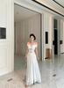 Muse Fan Premium Sexy Tube Top Dress High-end Temperament Waist Shoulder Banquet Dress Long Dress