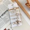 Sada korejských sponek do vlasů pro ženy Akrylová perlová sponka do vlasů Trendy sponka do vlasů Šperky Dámská tyčinka do vlasů Dárky Vlasové doplňky