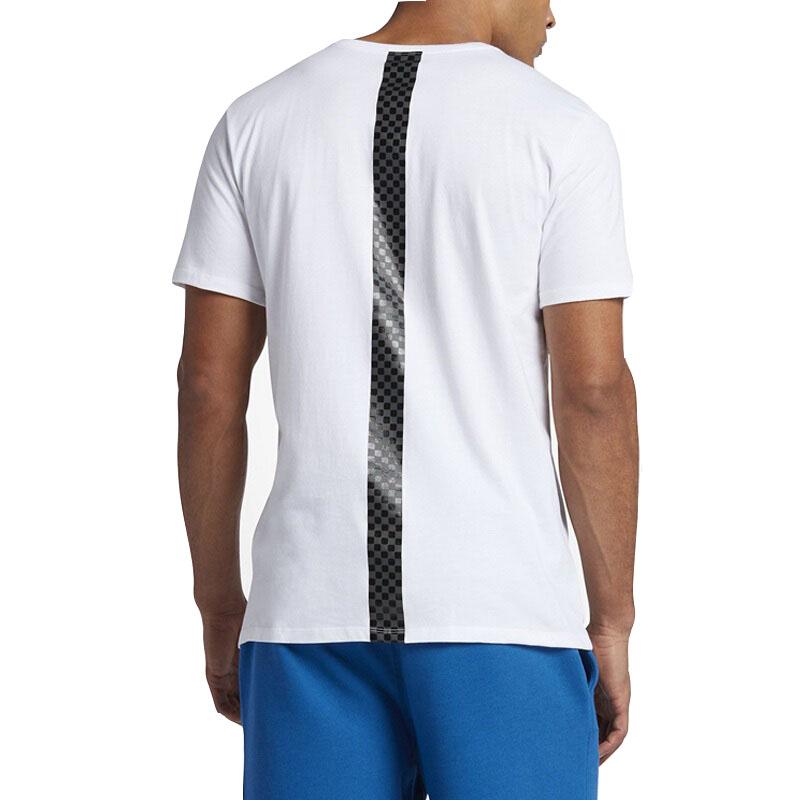 Air Jordan Printed Sports Short Sleeve T-Shirt Men Tops White 844283-100