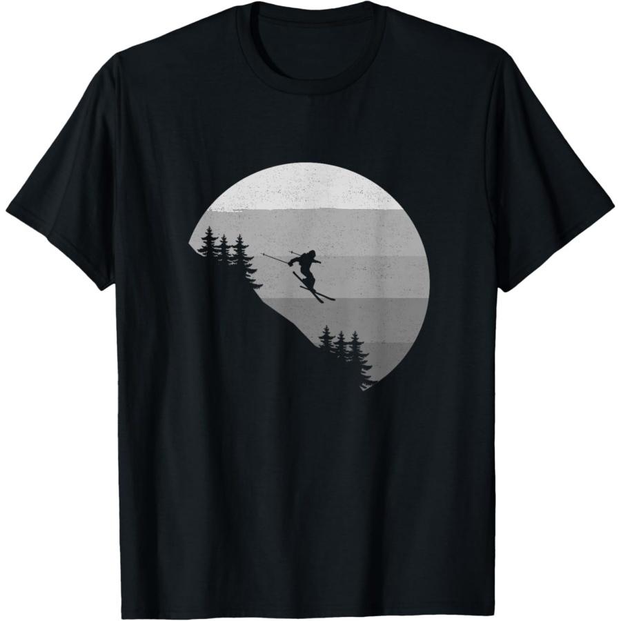 

Ski Apparel - Skiing Skier Ski T-Shirt(1) XXXXXL чорний