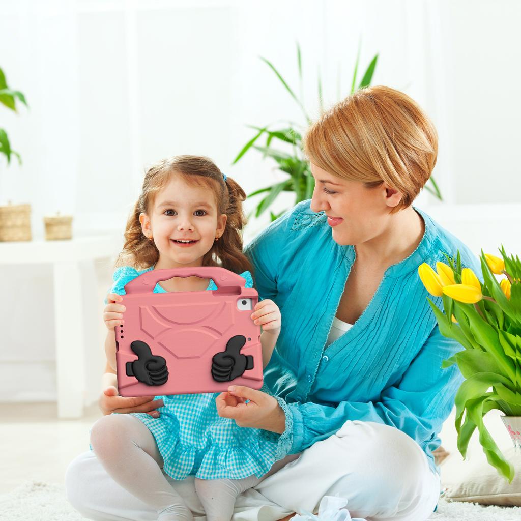 Kinderhülle für iPad Mini 1 2 3 4 5 7,9 Zoll iPad Mini 6 7 8,3 Zoll Langlebige Leichte EVA Stoßfeste Schutzhülle Griff Ständer