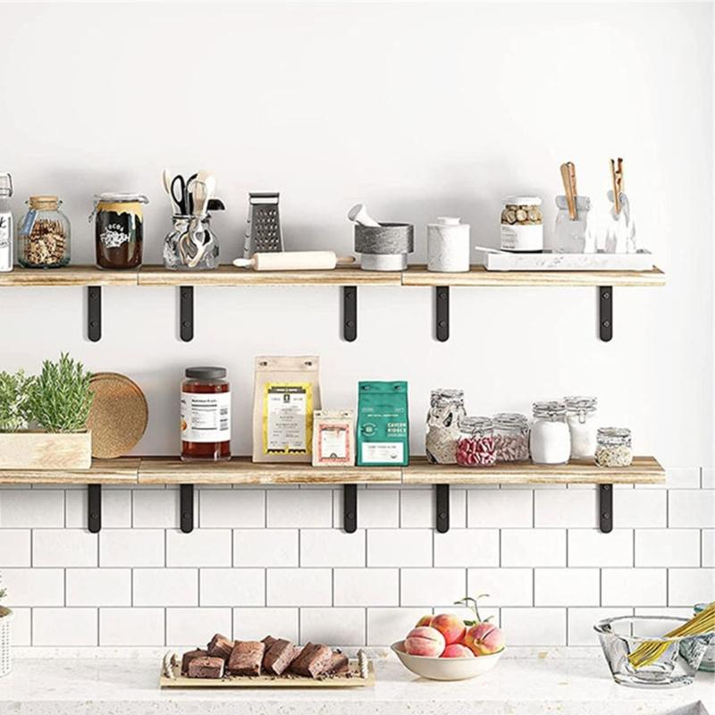 4 Layers Wall Mounted Shelves Storage Shelf Set Innovative Wall Hanging Shelves For Home Organization Bathroom Kitchen