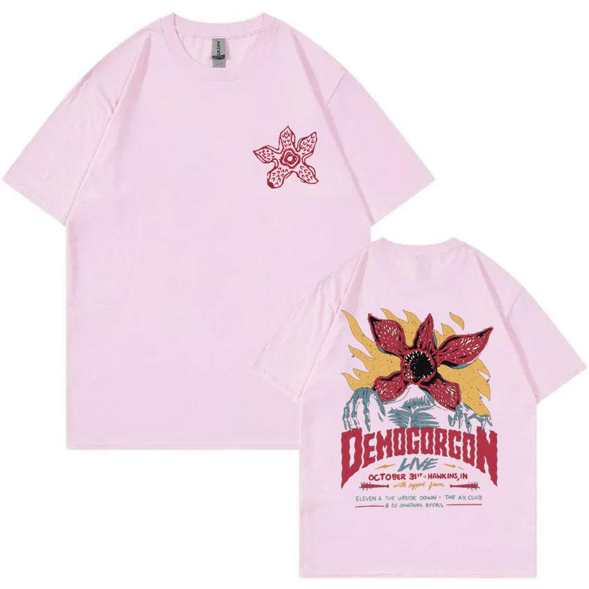 Eddie Munson The Demogorgon T-shirt Cannibal Flower Monster Graphic T-shirts Unisex Women Vintage Oversized T Shirts Short Sleeve