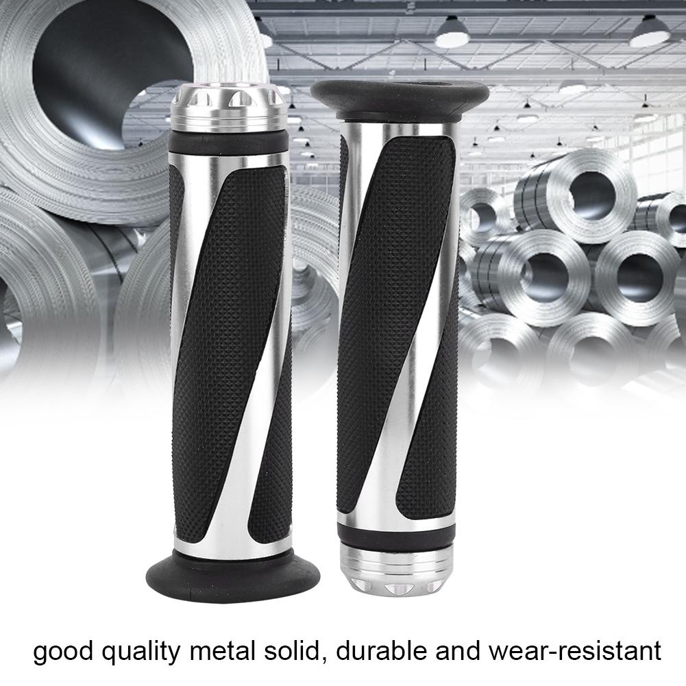 1 Pair Metal Motorcycle Throttle Handlebars Hand Grips Modification Accessory