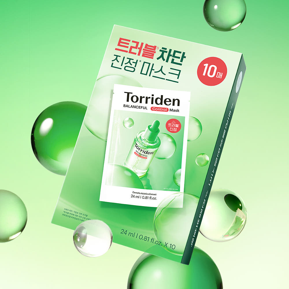 Torriden BALANCEFUL Cica Control Mask 10 Sheets