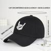 Rock & Metal Hand Gesture Baseball Cap Adjustable Unisex Streetwear Heavy Metal Fan Hat