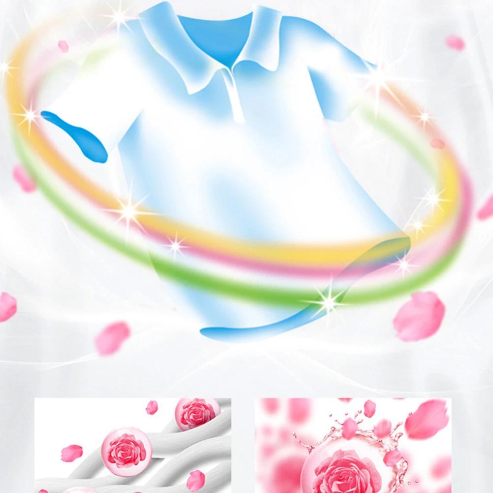 100PCS Laundry Scent Beads Granule Detergent Capsule Ball for Washing Machine Soft Clothing Diffuser Perfum Scent Booster Beads