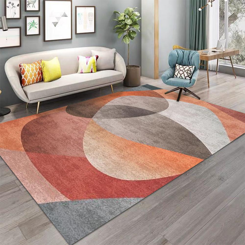 Ins Nordic Living Room Carpet Coffee Table Rug Modern Minimalist Home Decor Geometric Style Bedroom Room, Bedside Floor Mat
