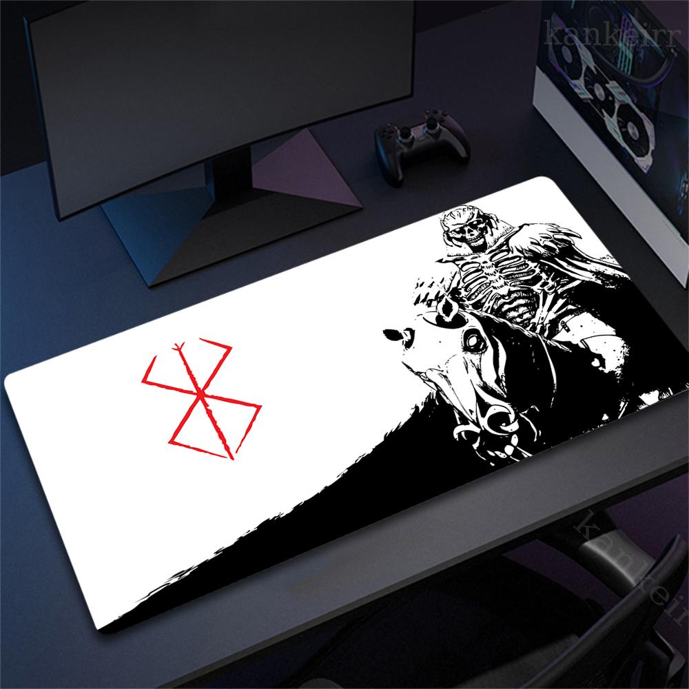 Anime Guts Sword In Berserk Mousepad Desk Mat Gaming Accessories Prime Gaming XXL Keyboard Pad Stitched Pad Desk Pads 50x100cm