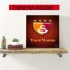 Galatasaray Personalized Name Round Diamond Painting Kit Diamond Embroidery Painting Rhinestones Mosaic Frameless Handwork Decoration Arts