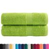 VidaXL Serviettes de Douche de Qualité Supérieure 2 pcs, Draps de Bain, Serviettes d'Invité, Serviettes de Salle de Bain 137500