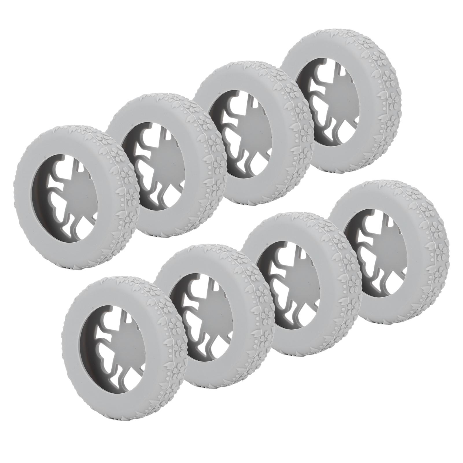 

8pcs Luggage Wheel Covers Wear Proof Suitcase Wheel Covers ors for 5-6cm Diameter