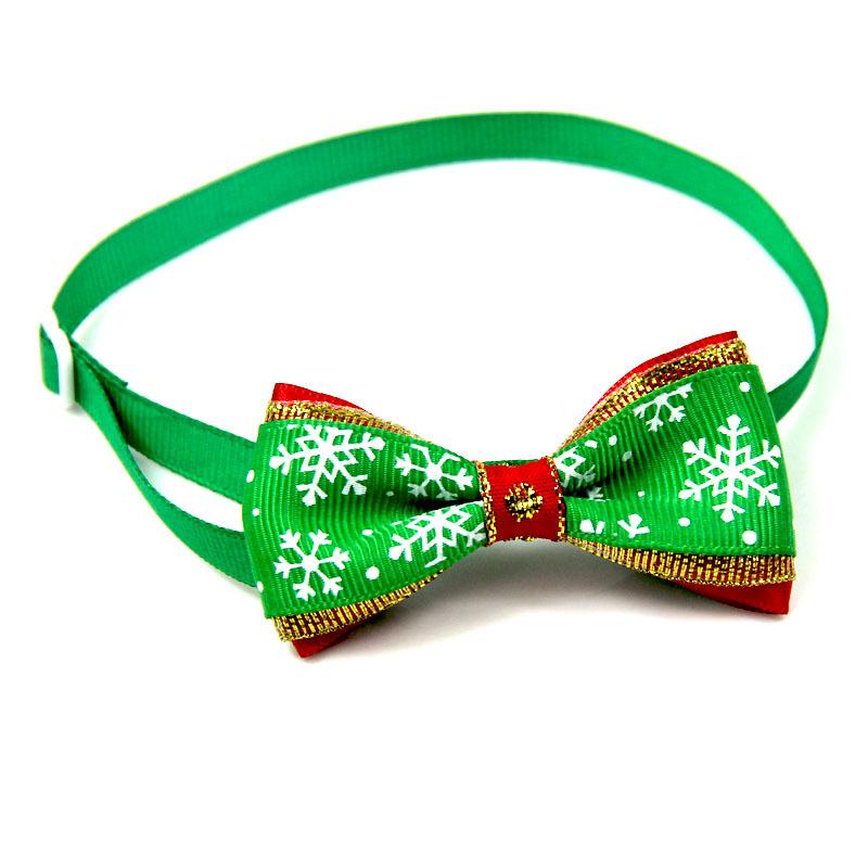 Christmas Small Dogs Collar Attachment Bow Ties Xmas Parties Puppies Cats Collar Charms Accessories Slides Bowties Assorted
