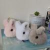 Faux Mink Rabbit Keychain, Plush Soft Car Key Chain Decor, Cute Fluffy Plushie Charm for Women Girls, Luxury Bag & Purse Accessory