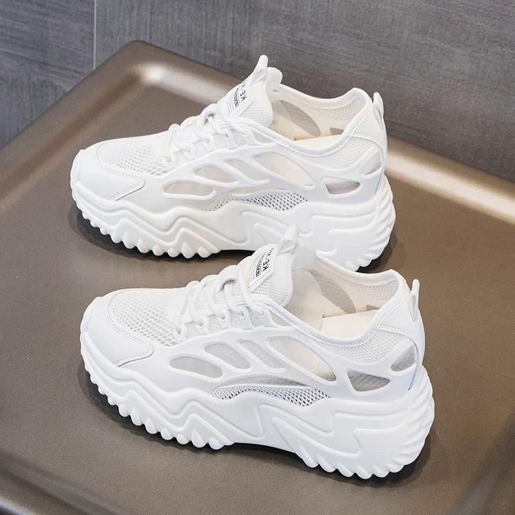 Summer heightening women's shoes mesh breathable mesh shoes 2026 new platform sandals women's summer