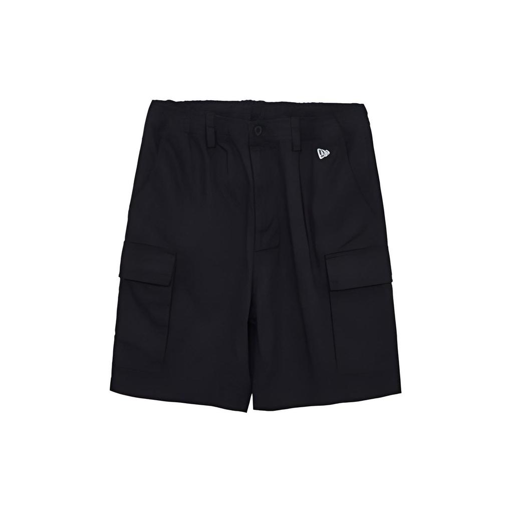 New Era Pantaloncini Cargo Monocolore Multitasche Unisex Neri 13075394