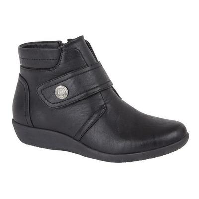 Womens/Ladies Wide Fit Ankle Boots