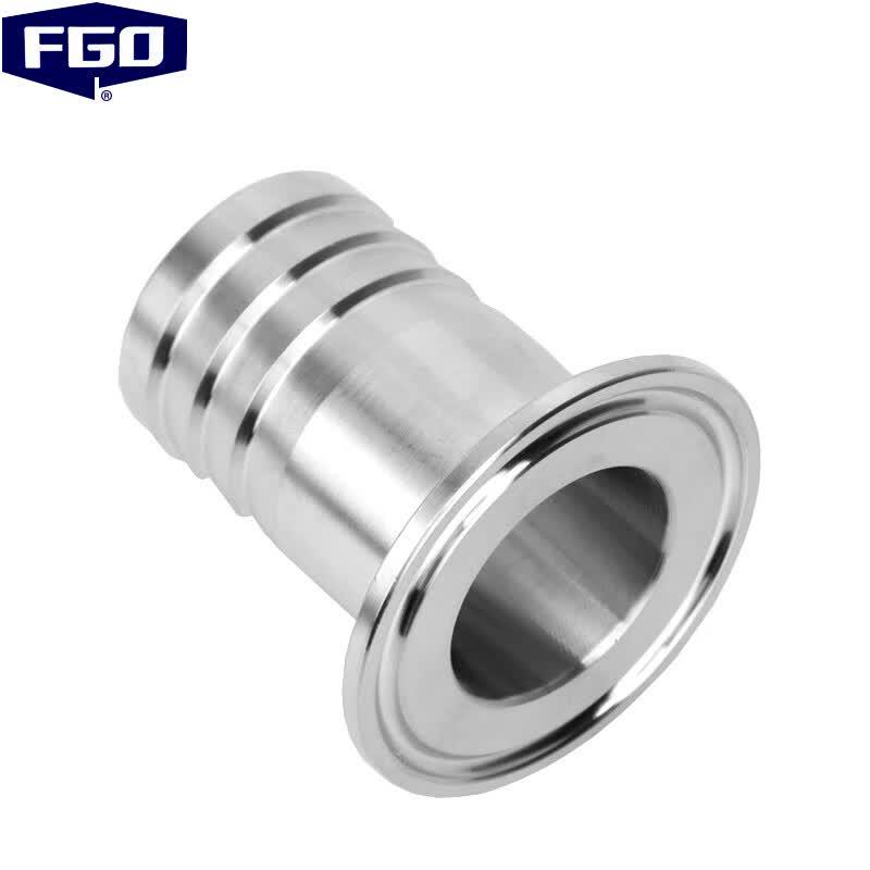 FGO 304 SS Sanitary Quick-Connect Hose Barb Adapter