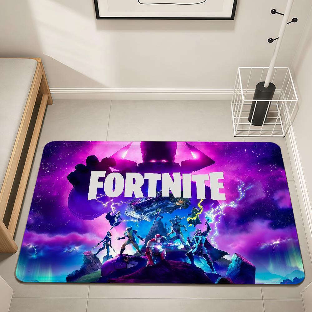 game cool funny art F-Fortnite Home Bedside Rug Kitchen Bath Floor Mat Hallway Balcony Carpet Entrance Doormat hogar Decor