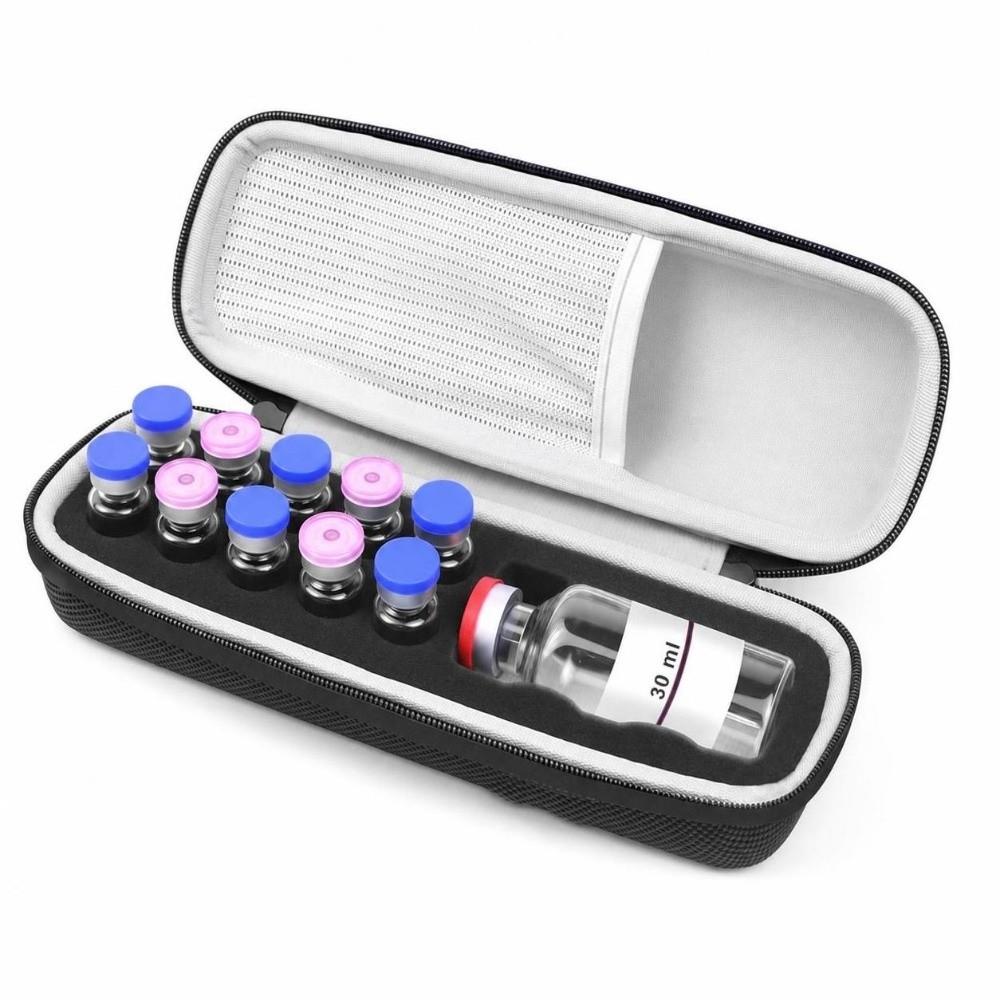 Reusable Insulin Vial Carrying Case Portable Peptide Storage Organizer  Portable Travel